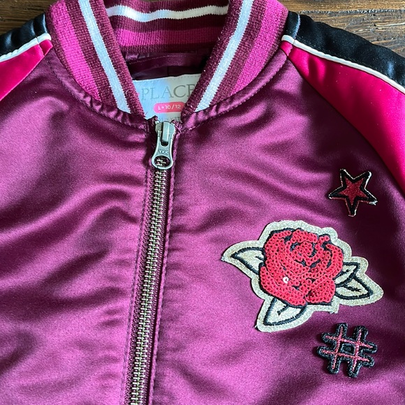 ⭕️sold⭕️Children’s Place satin jacket - Picture 2 of 5